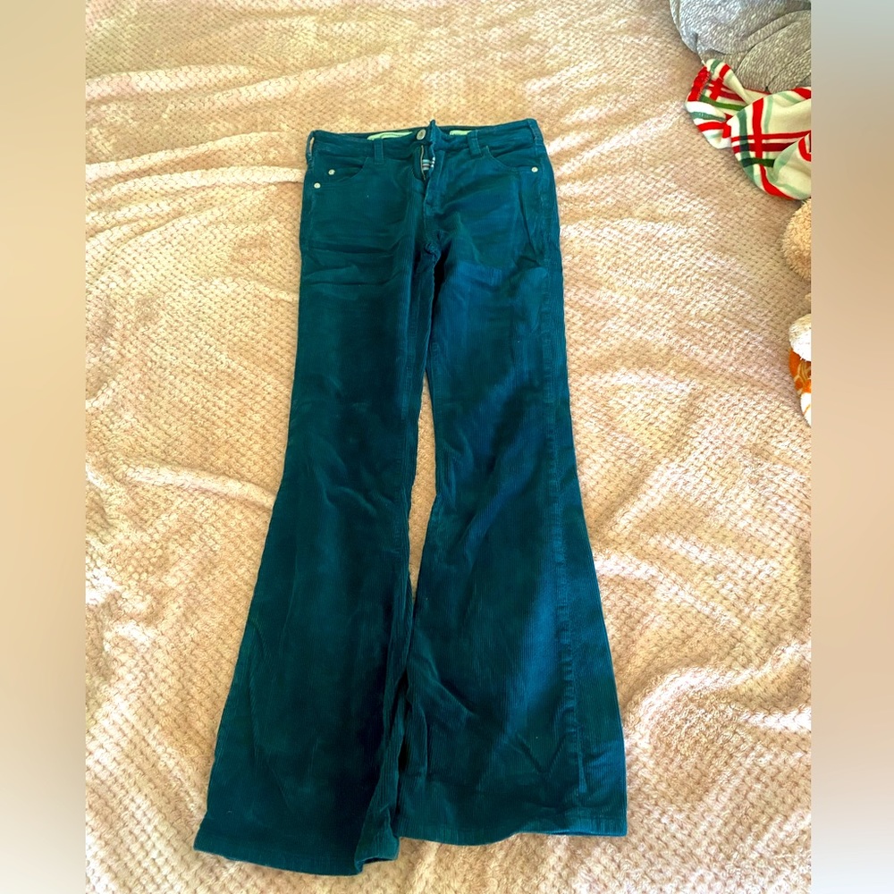 Pilcro by Anthropology, high-rise boot, cut corduroy pant, size 26
